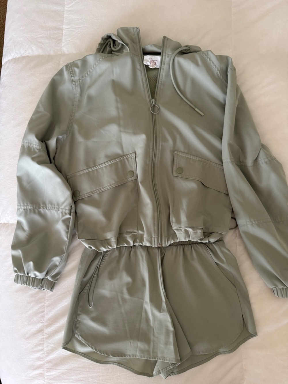 Light Green Hippie Rose 2 piece set